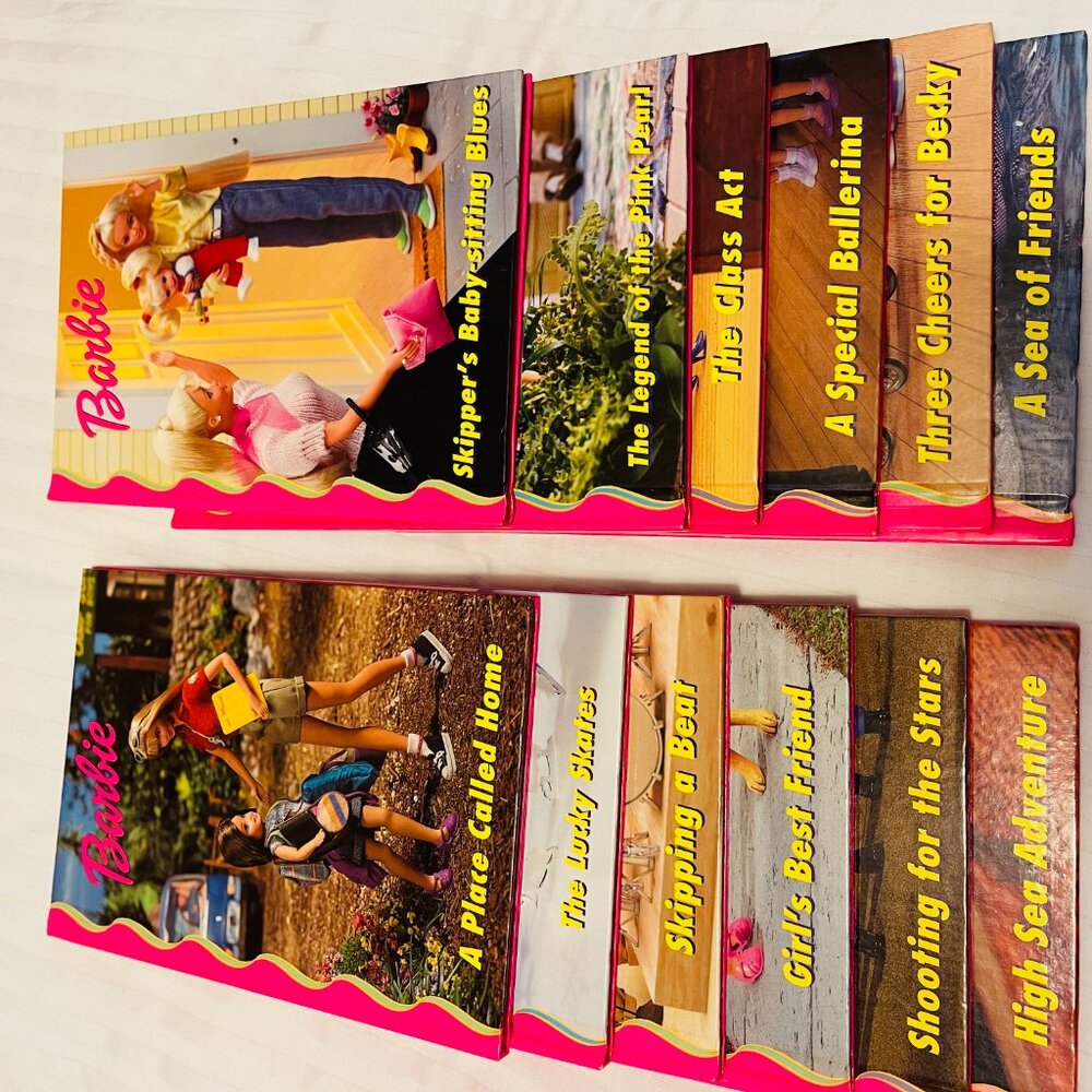 SET OF 11 BARBIE Story Books. Hard Cover. Great Condition. Case Included. - Picture 3 of 9